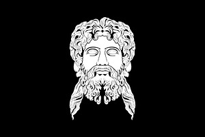 Ancient Greek God Sculpture, an Education Illustration by Atlantis X Nurman Arbai