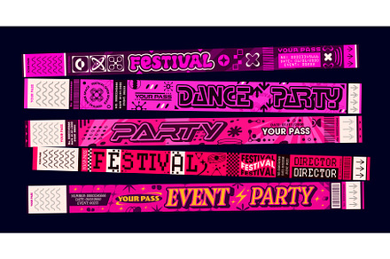 Purple Y2K club pass, event