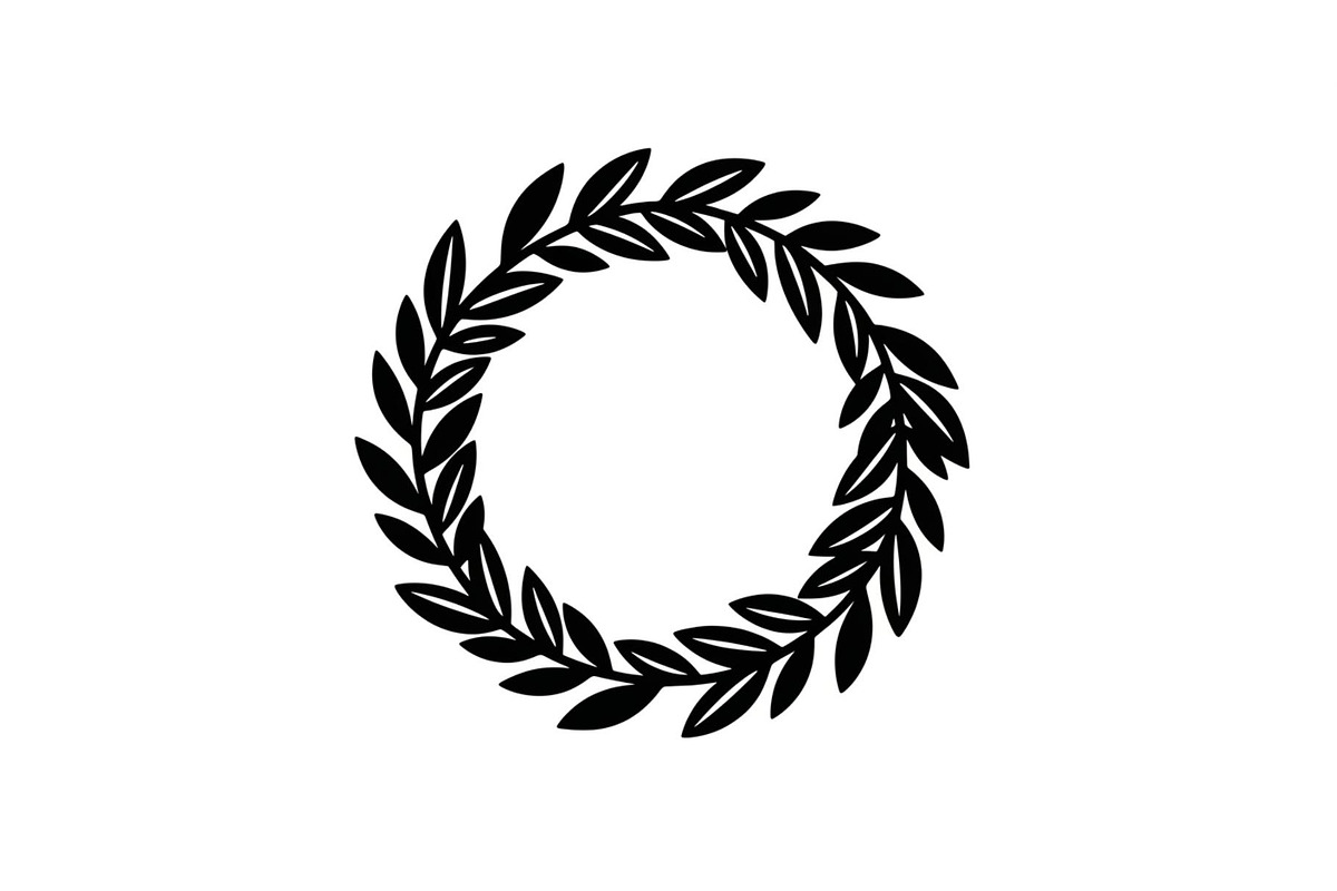 Leaf Laurel Wreath Frame Bundle, an Illustration by Gaye Art (Photo 46 of 51)