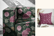 Dark Romance Moody Floral Patterns, a Pattern Graphic by Ninterints (Thumbnail 9 of 17)