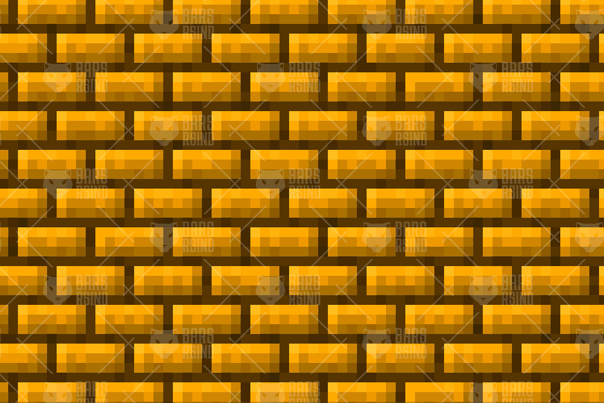 Pixel Bricks Seamless Pattern, a Pattern Graphic by barsrsind