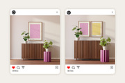 Frame Mockup Set LIZ, a Household Mockup by Bonumo (Thumbnail 7 of 11)