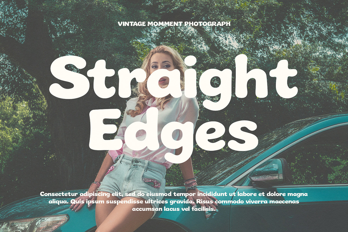 Chock Tagmed Vintage Groovy Display, a Sans Serif Font by Maulana Creative (Photo 2 of 7)