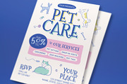 Pet Care Service Flyer, a Flyer Template by graphicook (Thumbnail 2 of 3)
