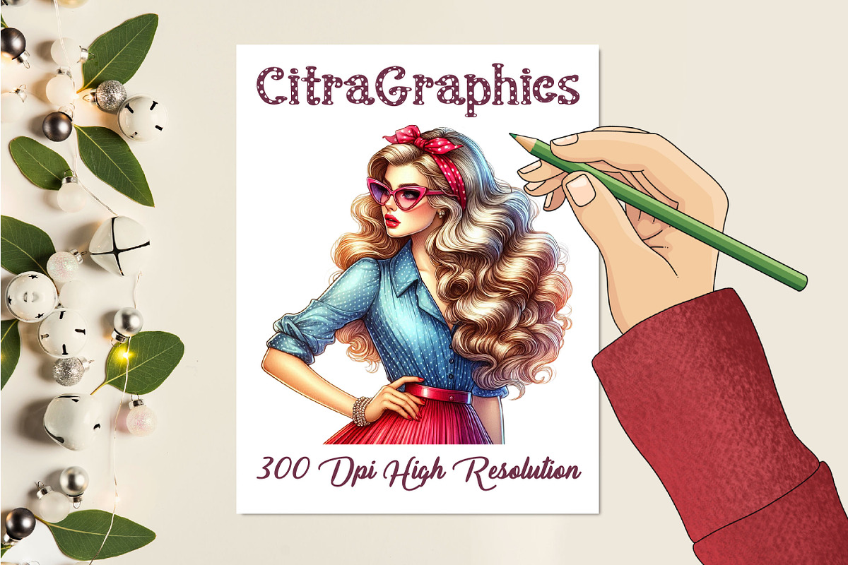 Comic Style Pop Art Girls PNG, a Graphic by CitraGraphics (Photo 3 of 6)