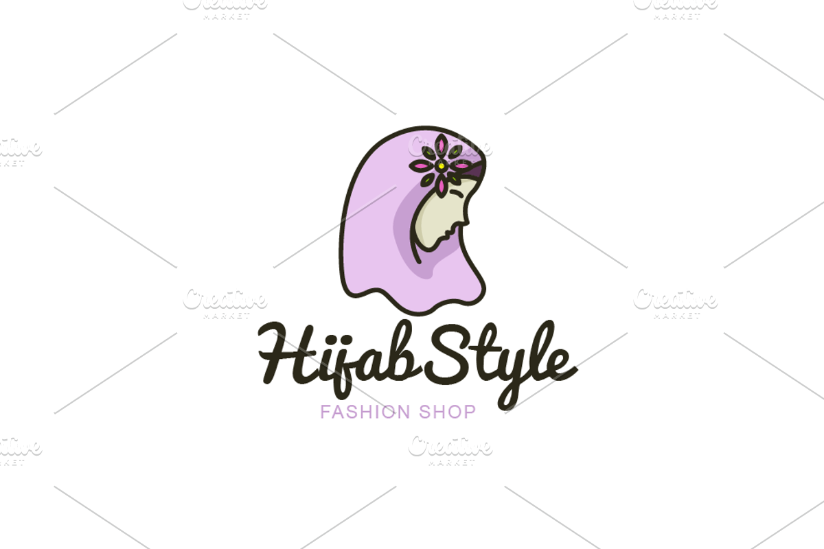 Hijab Logo, a Branding & Logo Template by Twelve.std (Photo 2 of 3)
