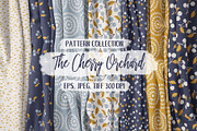 Cherry Orchard. Seamless Patterns, a Pattern Graphic by MagicForestory (Thumbnail 1 of 8)