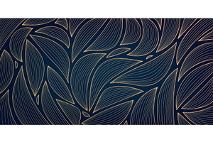 Art Deco Leaves Patterns