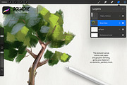 Gouache Brushes for Procreate, a Brush Add-On by Les Frolova (Thumbnail 6 of 9)