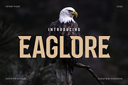 Eaglore Sport Font, a Sans Serif Font by Digitype Studio (Thumbnail 1 of 10)