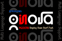 Gnora is a Geometric Sans Serif Font