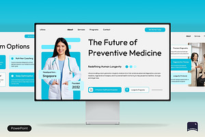 Medical Clinic Pitch Deck, a Presentation Template by Claymoon Lab
