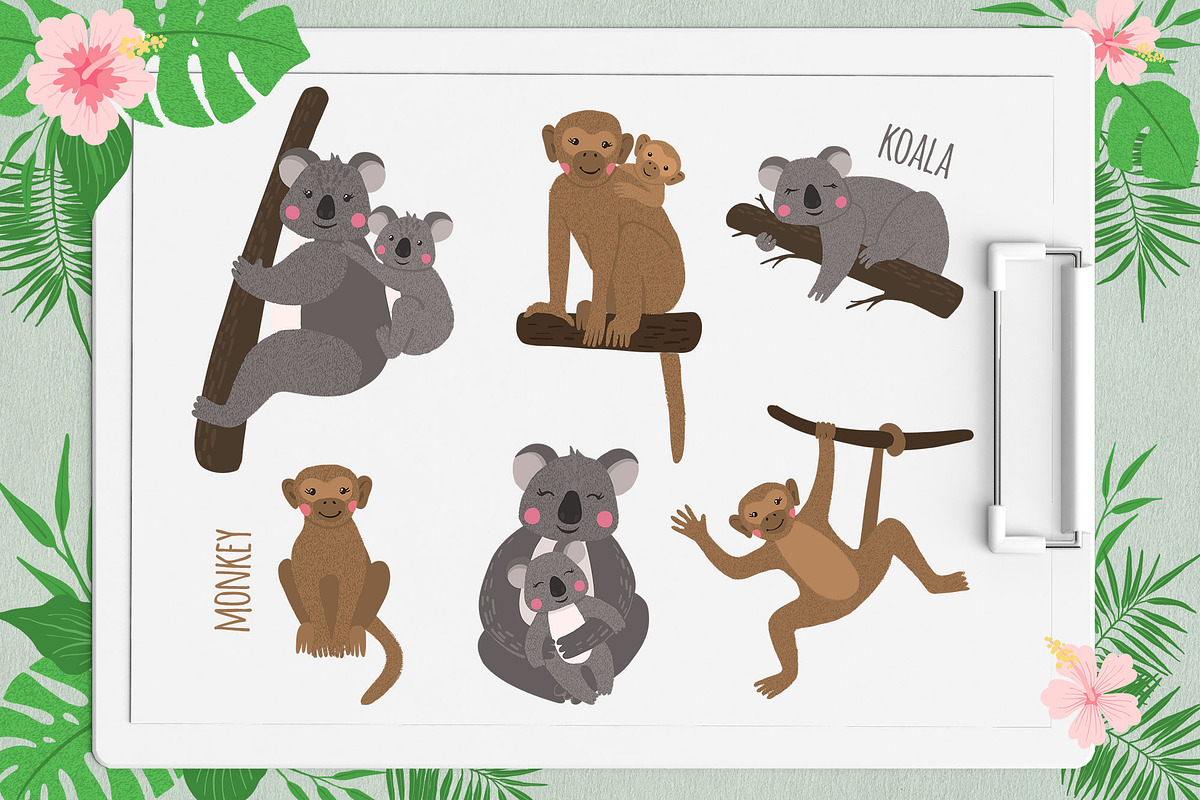 Vector Exotic Animals Collection, an Animal Illustration by MalniArt (Photo 5 of 12)