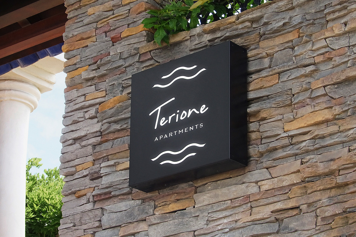 Logo Mockup Modern Black Sign Stone, a Product Mockup by Asylab (Photo 2 of 5)