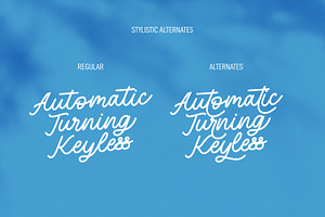 Blufcrowds Classic Script Font