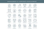 Business Outline Icons, an Outline Icon by Kalash (Thumbnail 3 of 7)
