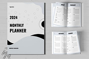 Monthly Planner, a Stationery Template by MightyDesign (Thumbnail 1 of 7)
