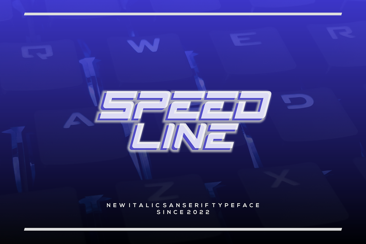 BeavesSpeedItalic, a Sans Serif Font by riotama85 (Photo 2 of 5)