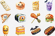 Halloween Fast Food Clipart, an Illustration by Black Bird Studio (Thumbnail 3 of 6)