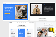 FixPlumb - Plumbing & Business Figma, an UI Kit Template by FinestDevs (Thumbnail 5 of 7)