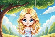Procreate Chibi Girl Stamps, a Brush Add-On by OneBerryCreations (Thumbnail 4 of 10)