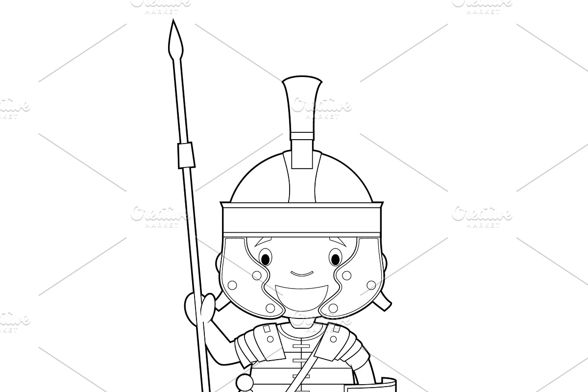 125x Kids of the World for Coloring, an Education Illustration by asantosg (Photo 13 of 23)