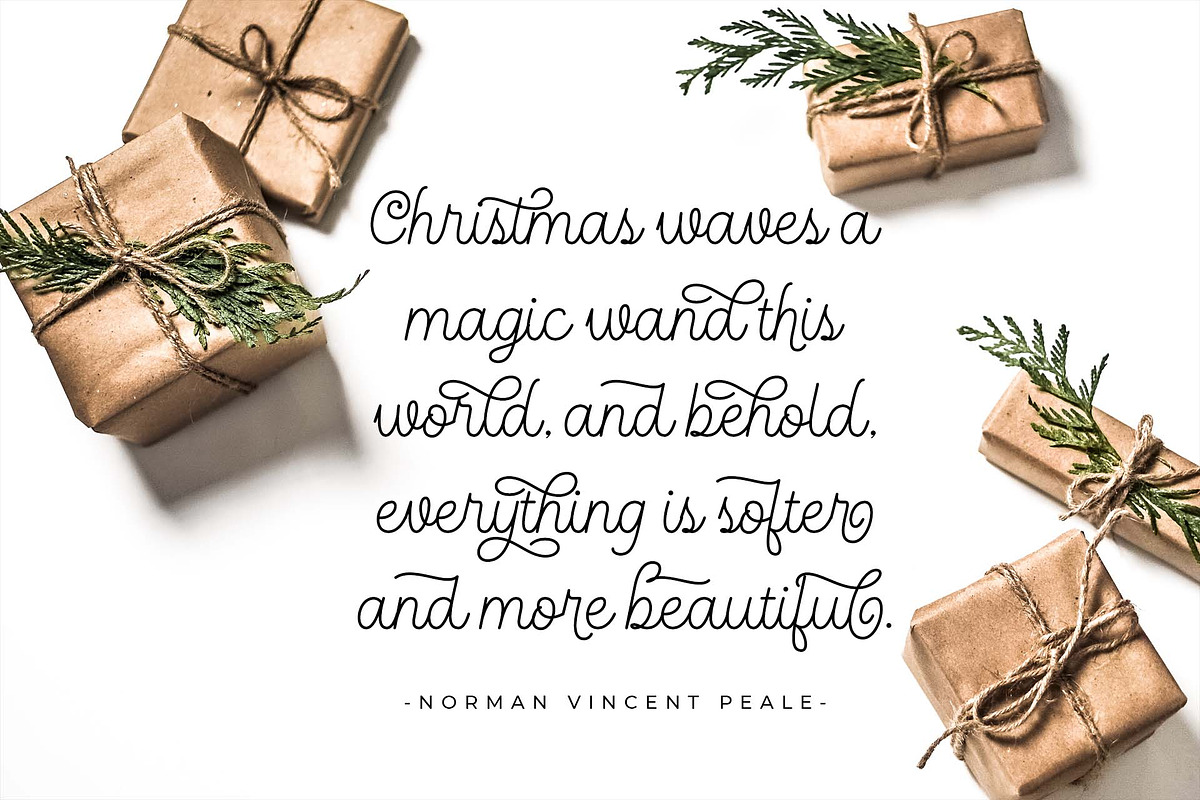 Christmas Festival, a Script Font by Doehantz Studio (Photo 7 of 11)
