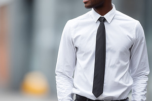 Confident young black businessman, a Business Photo by MistyDay