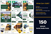 Estate - Instagram Posts - Bundle, a Social Media Template by Mohammad Sarfaraz (Thumbnail 2 of 6)