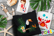 Summer Clipart Bundle - 126 cliparts, an Illustration by BlackCatsMedia (Thumbnail 2 of 10)