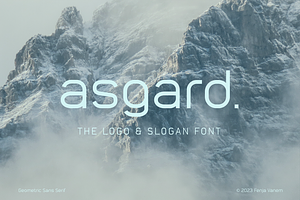 Asgard Logo And Slogan Font