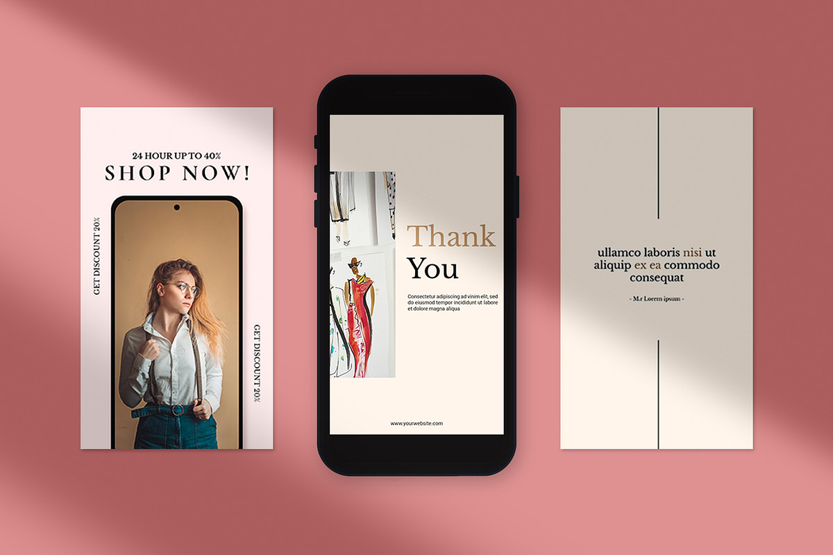 Aadina - Fashion Social Media Pack, a Social Media Template by Neetlabs Studio (Photo 5 of 5)