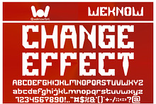Change Effect font
