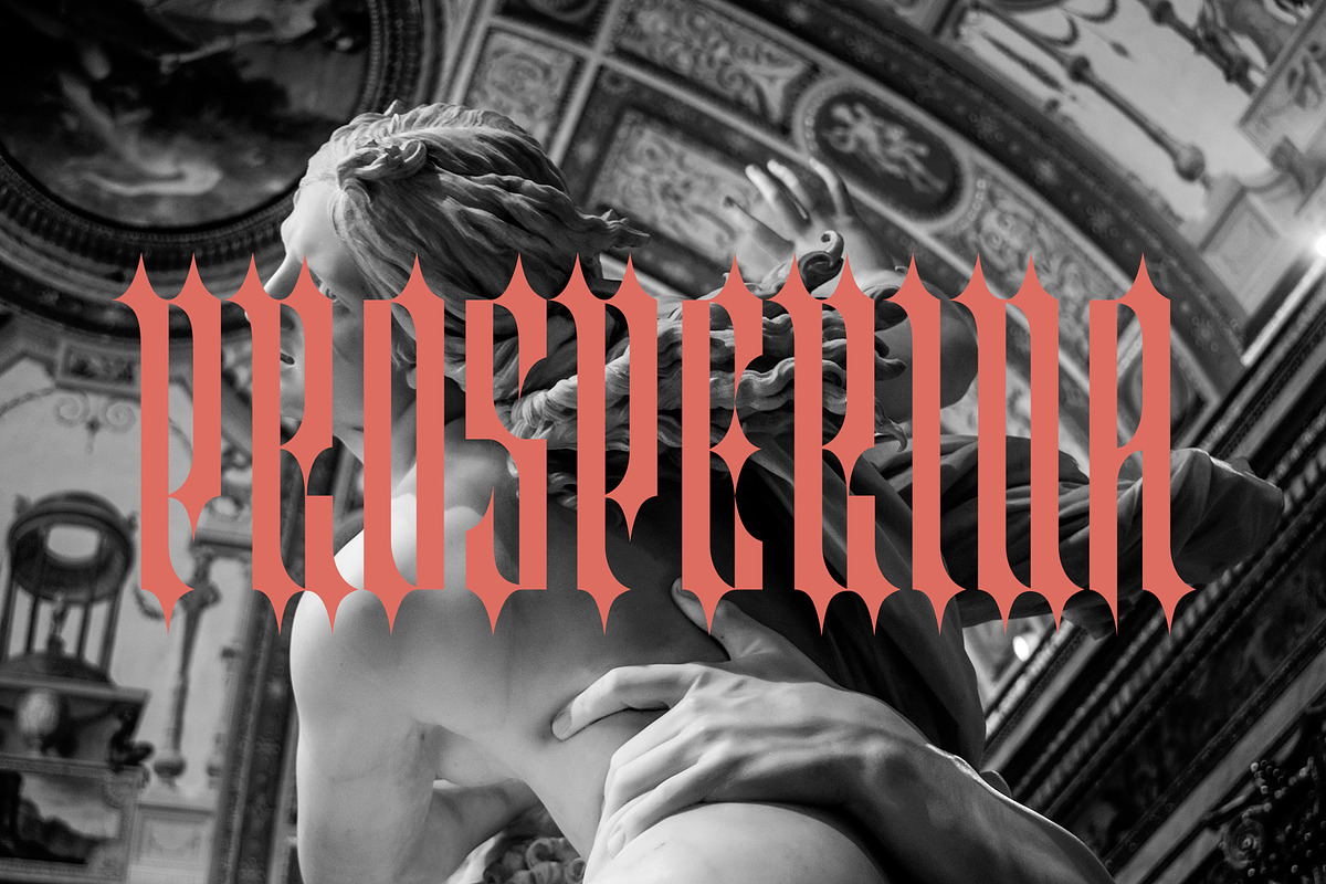 ED Hangerman - Blackletter Typeface, a Blackletter Font by Emyself Design (Photo 8 of 10)