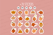 Pumpkin Halloween Clipart Set, a Seasonal Illustration by Palau (Thumbnail 10 of 10)