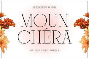 Mounchera - Art Deco Serif