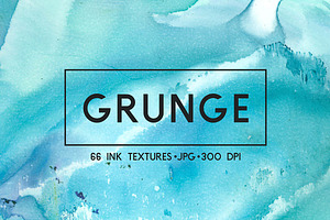 Grunge Ink Abstract Textures