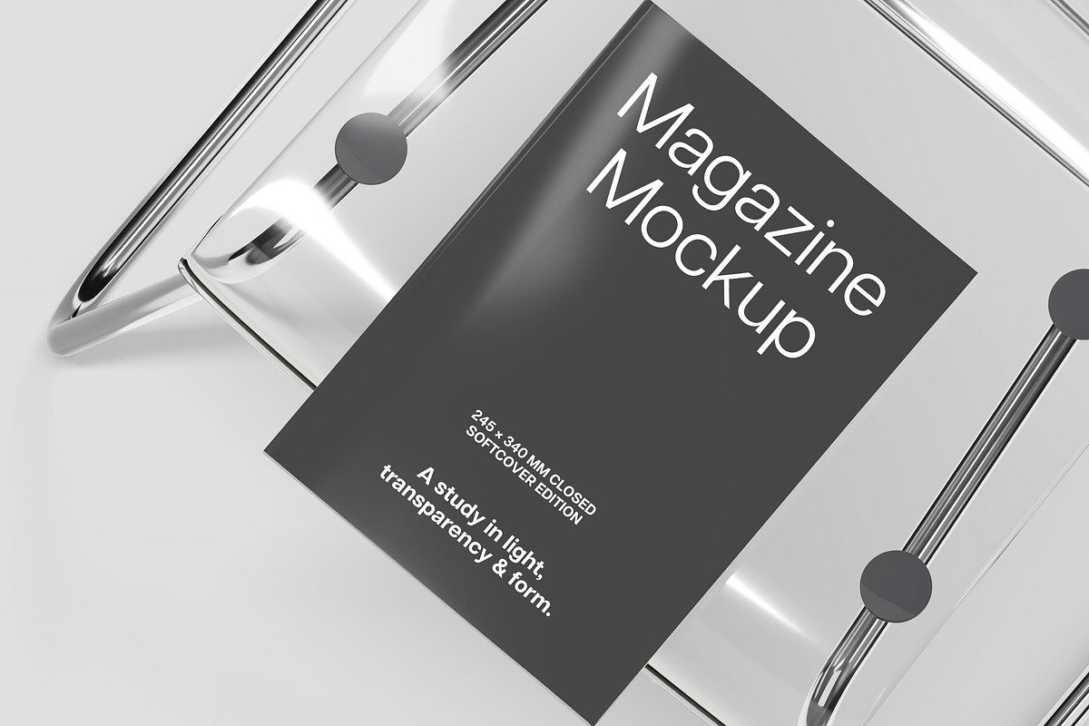 Glossy Magazine Mockup, a Books & Magazine Mockup by pixelbuddha.net (Photo 3 of 6)