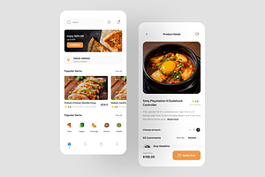 Food Deliver App UI Kit