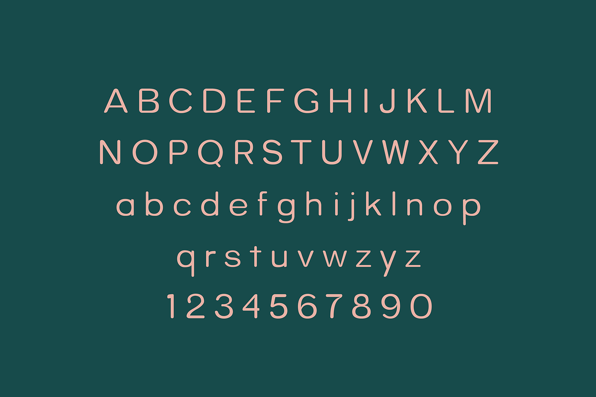 Article Round - A Geometric Typeface, a Sans Serif Font by Cassandra Cappello (Photo 3 of 8)