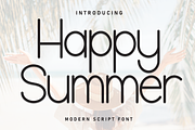 Happy Summer | Script Font, a Script Font by Scratchones (Thumbnail 1 of 8)