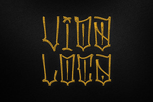 VidaLoca, a Script Font by angrydubs