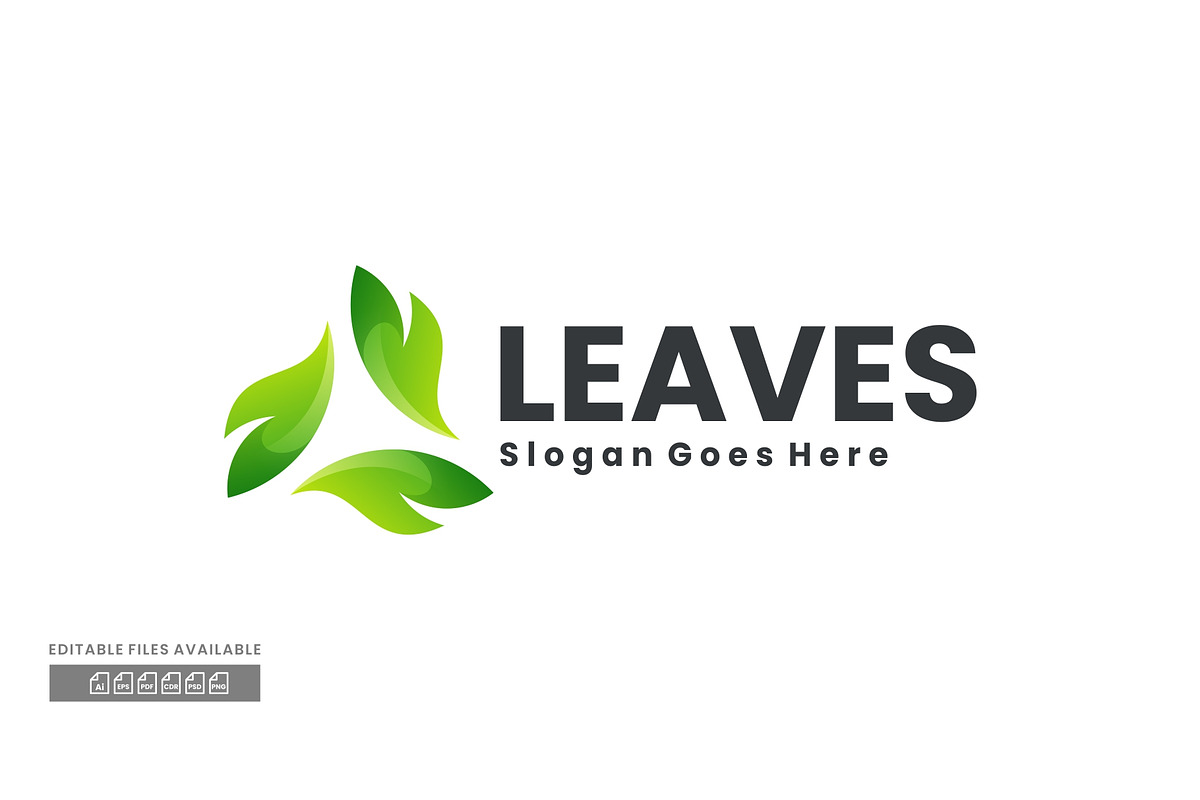 Leaves Gradient Colorful Logo, a Branding & Logo Template by ivan_artnivora