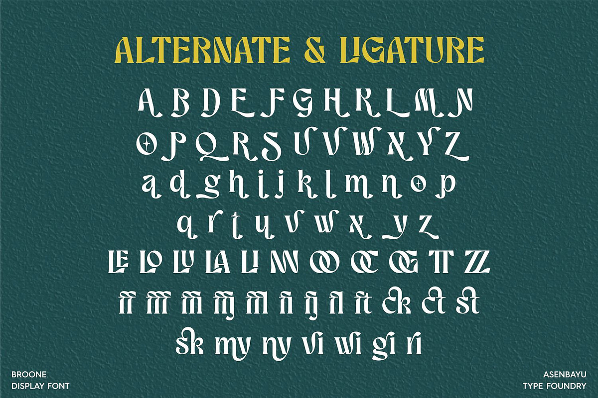 Broone Font, a Serif Font by Asenbayu (Photo 11 of 13)