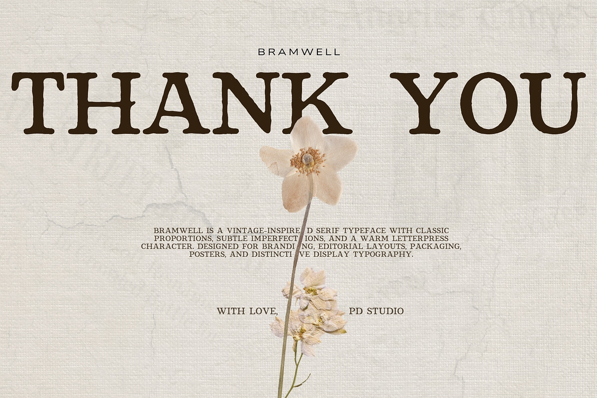 Bramwell - Vintage Serif, a Handwritten Font by Prapti Design (Photo 11 of 11)