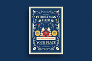 Retro Christmas Fair Event Flyer, a Flyer Template by Guuver (Thumbnail 1 of 3)