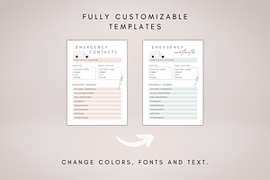 Canva Medical Planner Templates