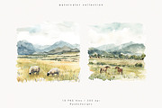 Farm Landscape, a Decorative Illustration by PeDe Designs (Thumbnail 13 of 20)