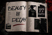 DAVENE - Distressed Display, a Handwritten Font by Hasbi Creative (Thumbnail 6 of 9)
