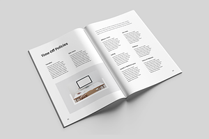 Employee Handbook Word & Indesign